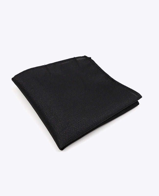 Pañuelo de bolsillo con Lentejuelas Negro n°1 en Poliéster | Léonard - Unipap's
