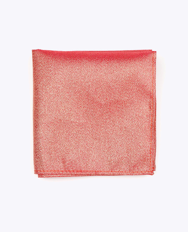 Pañuelo de bolsillo con Lentejuelas Rojo n°2 en Poliéster | Isidore - Unipap's
