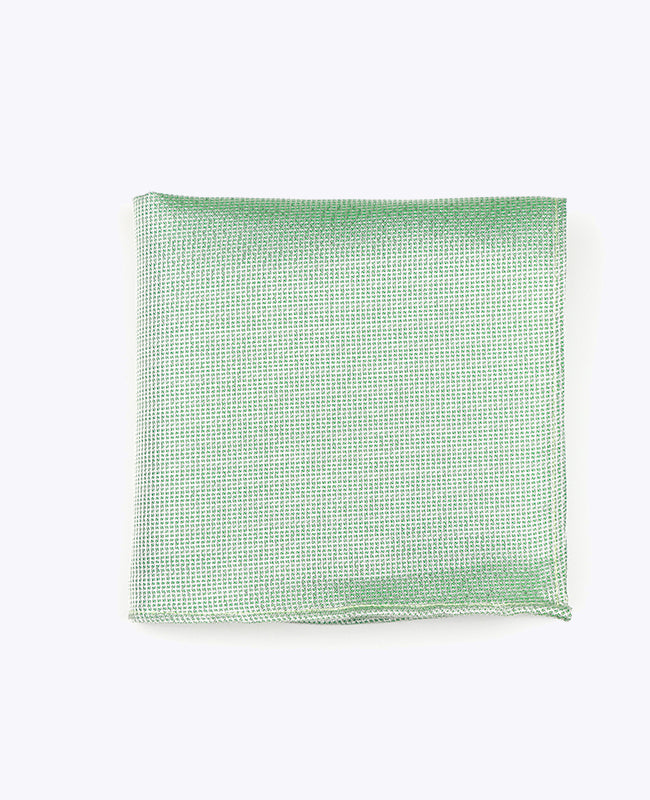 Pañuelo de bolsillo con Lentejuelas Verde n°1 en Poliéster | Léonard - Unipap's