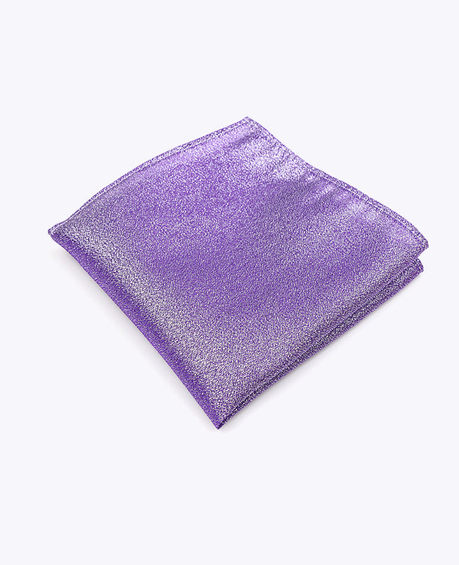 Pañuelo de bolsillo con Lentejuelas Violeta n°2 en Poliéster | Isidore - Unipap's