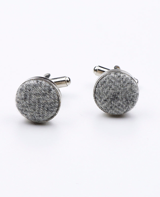 Boutons de Manchette Gris n°5 en Laine | Claude - Unipap's