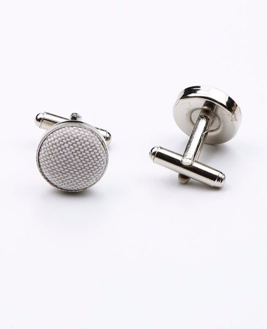 Boutons de Manchette Gris n°2 en Coton | Edgard - Unipap's