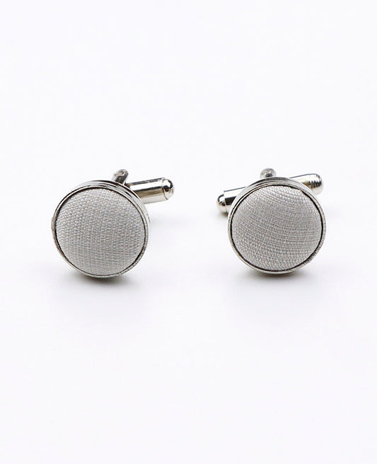 Boutons de Manchette Gris n°2 en Polyester | Octave - Unipap's