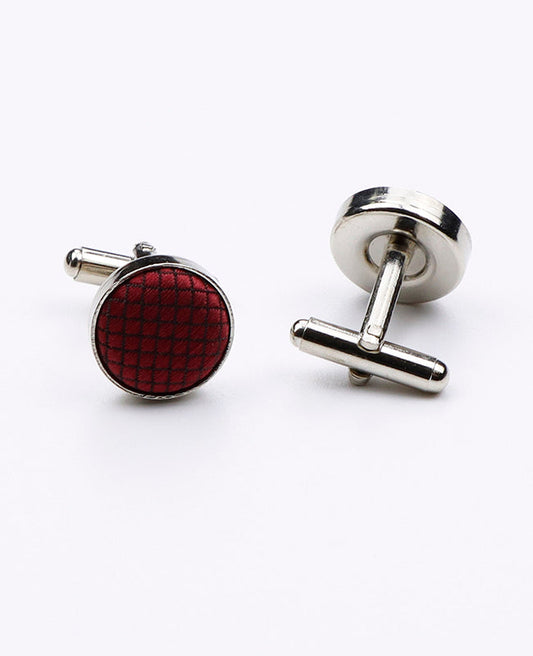 Boutons de Manchette Rouge n°1 en Polyester | Martin - Unipap's