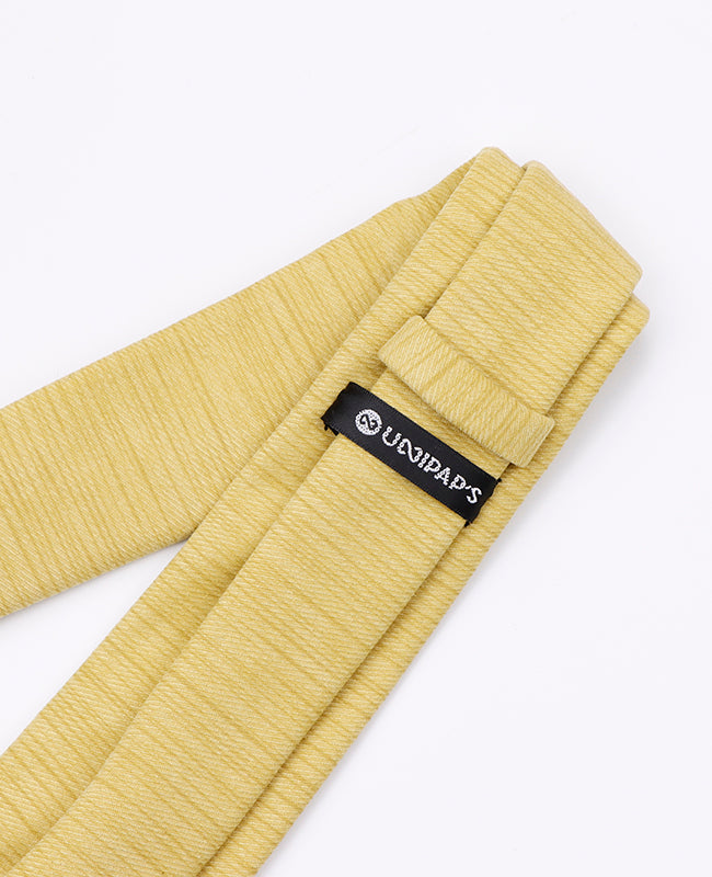Cravate Jaune n°1 Homme en Polyester | Augustin - Unipap's