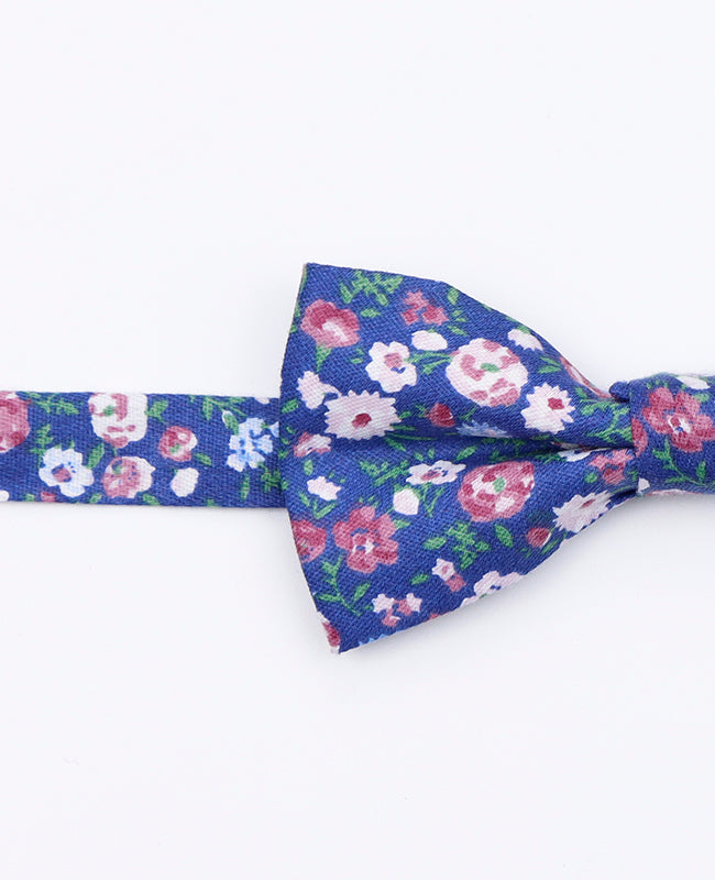 Noeud Papillon Liberty Bleu n°7 Enfant en Coton | Gaspard - Unipap's