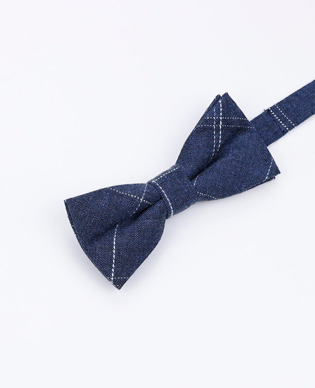 Noeud Papillon Tartan Bleu Enfant en Coton | Marcel - Unipap's