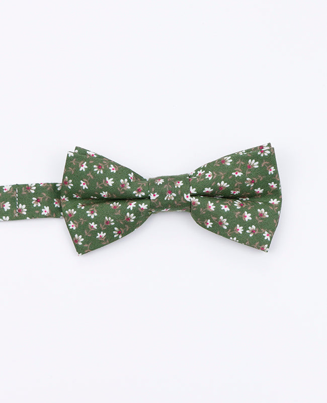 Noeud Papillon Liberty Vert n°1 Enfant en Coton | Gaspard - Unipap's