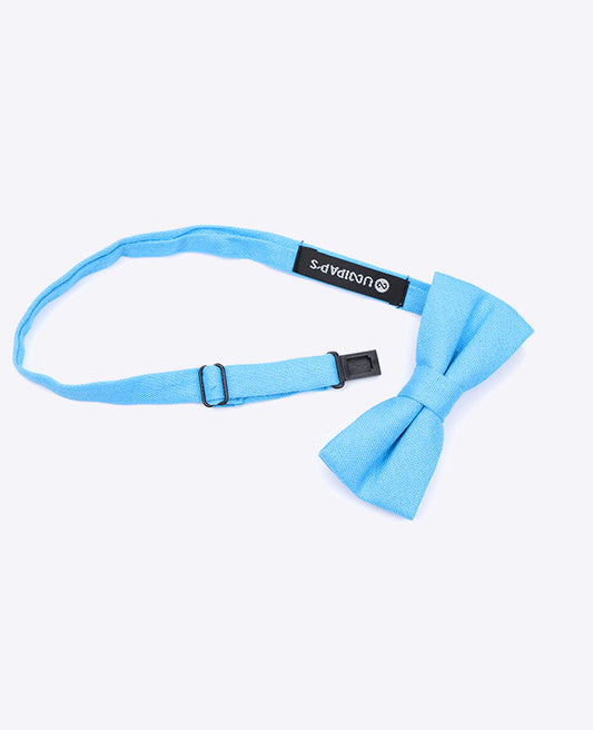 Noeud Papillon Bleu n°2 Enfant en Lin | Basile - Unipap's