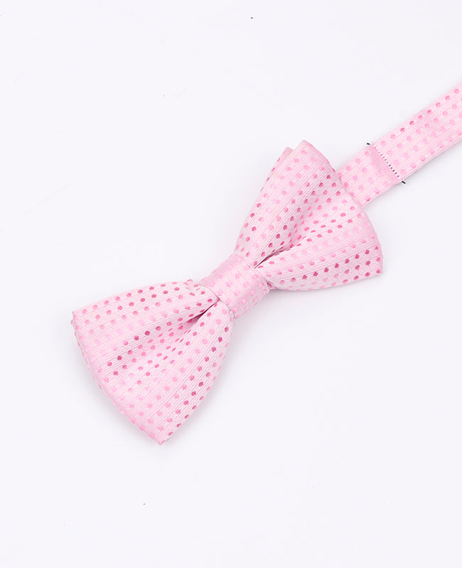 Noeud Papillon Rose n°3 à Pois Enfant en Polyester | Louis - Unipap's