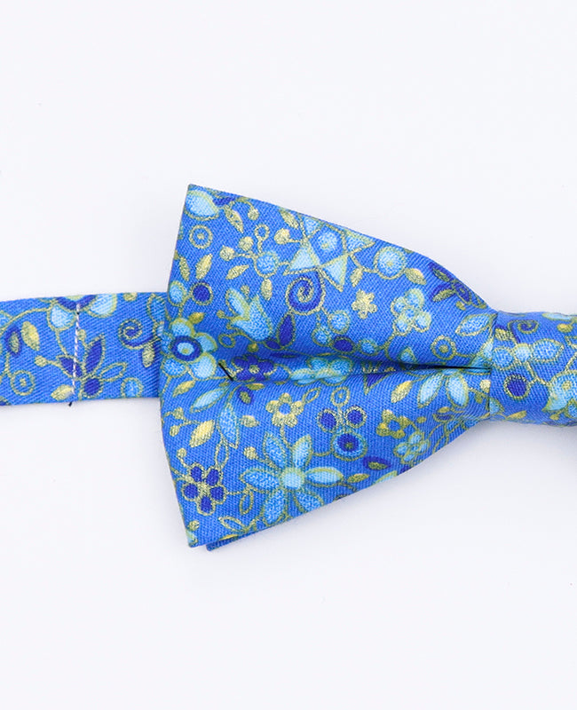 Noeud Papillon Liberty Bleu n°3 Homme en Coton | Gaspard - Unipap's