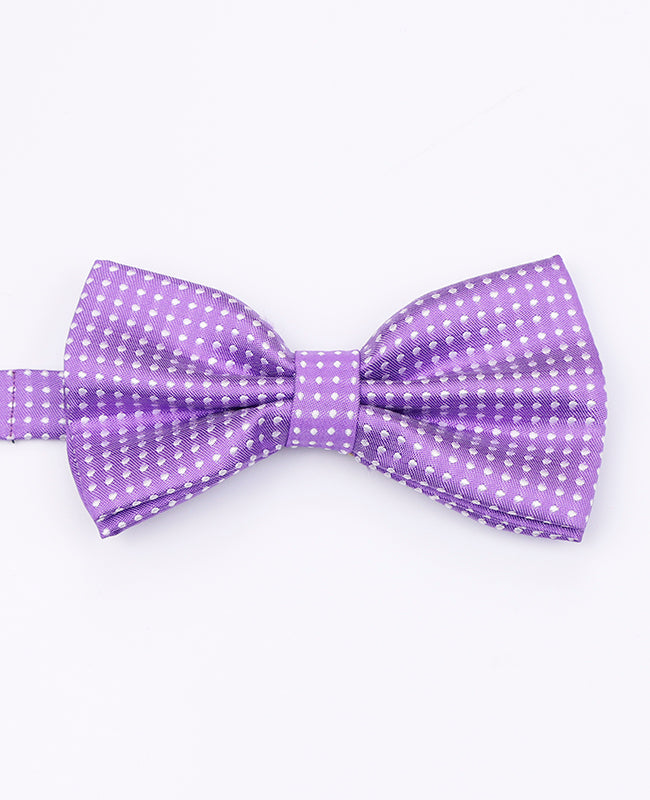 Noeud Papillon Violet n°1 à Pois Homme en Polyester | Louis - Unipap's