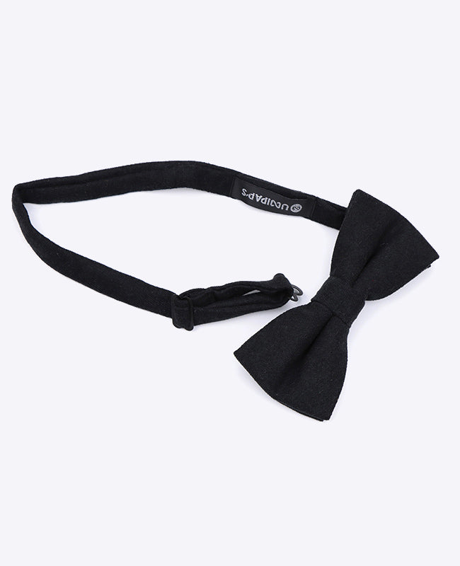 Noeud Papillon Noir Homme en Effet Velours | Simon - Unipap's