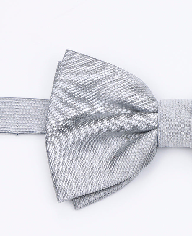 Noeud Papillon XL Gris n°2 Homme en Polyester | Lucien - Unipap's