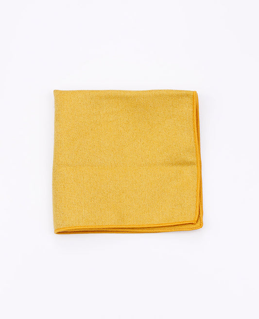 Pochette de Costume Jaune n°2 en Effet Velours | Simon - Unipap's
